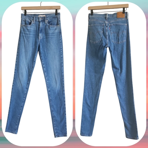 LEVI'S PREMIUM MILE HIGH SUPER SKINNY JEANS - Picture 2 of 10